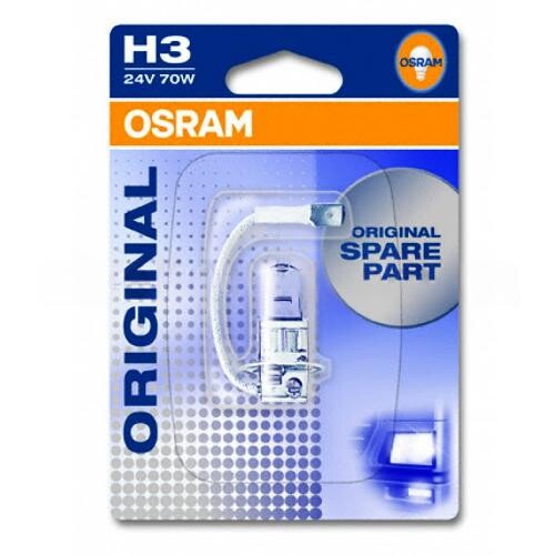 Автолампа OSRAM H3 70W 24V Pk22S 10X1 Автолампа OSRAM H3 70W 24V Pk22S 10X1
