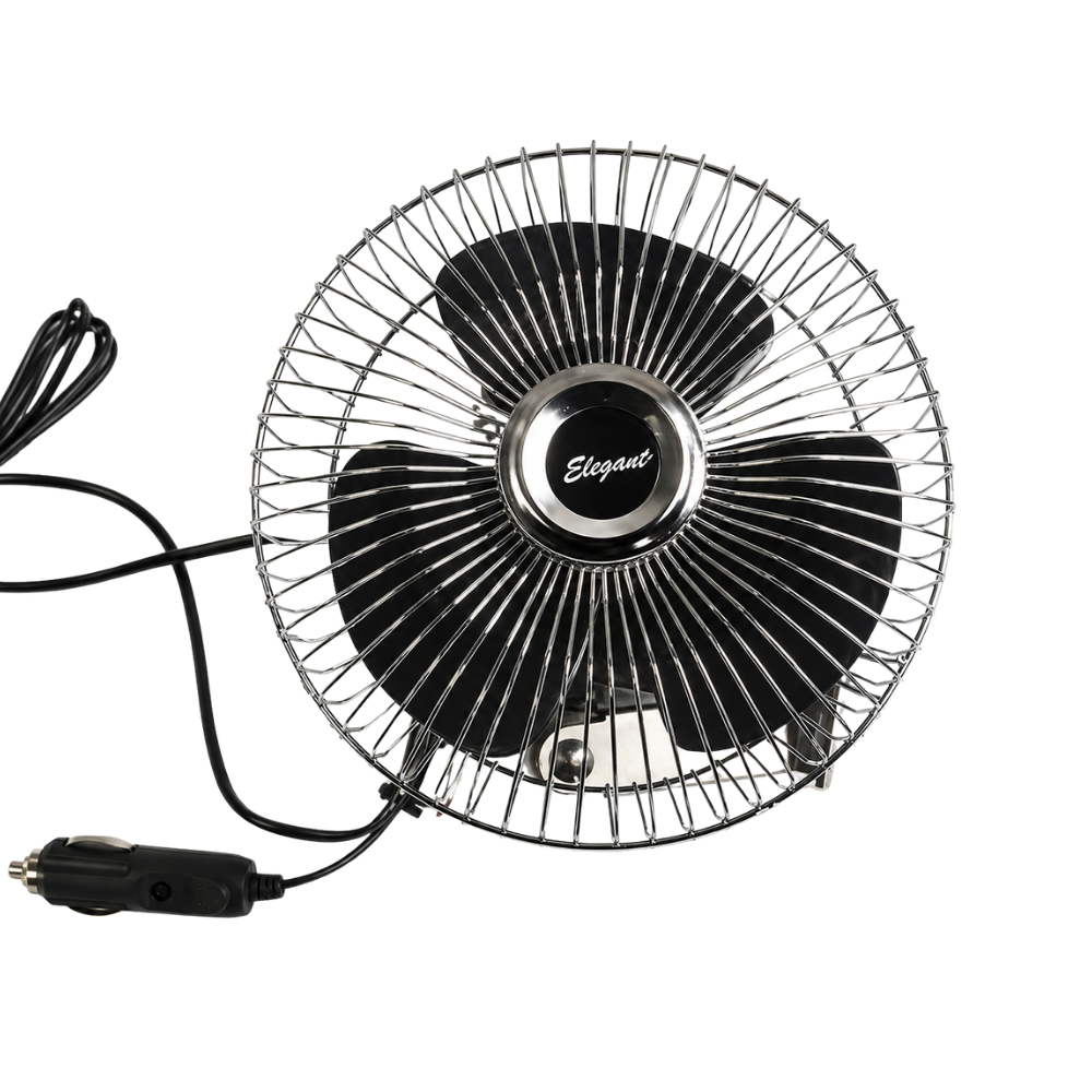 Вентилятор 12V 8" з кріпленням