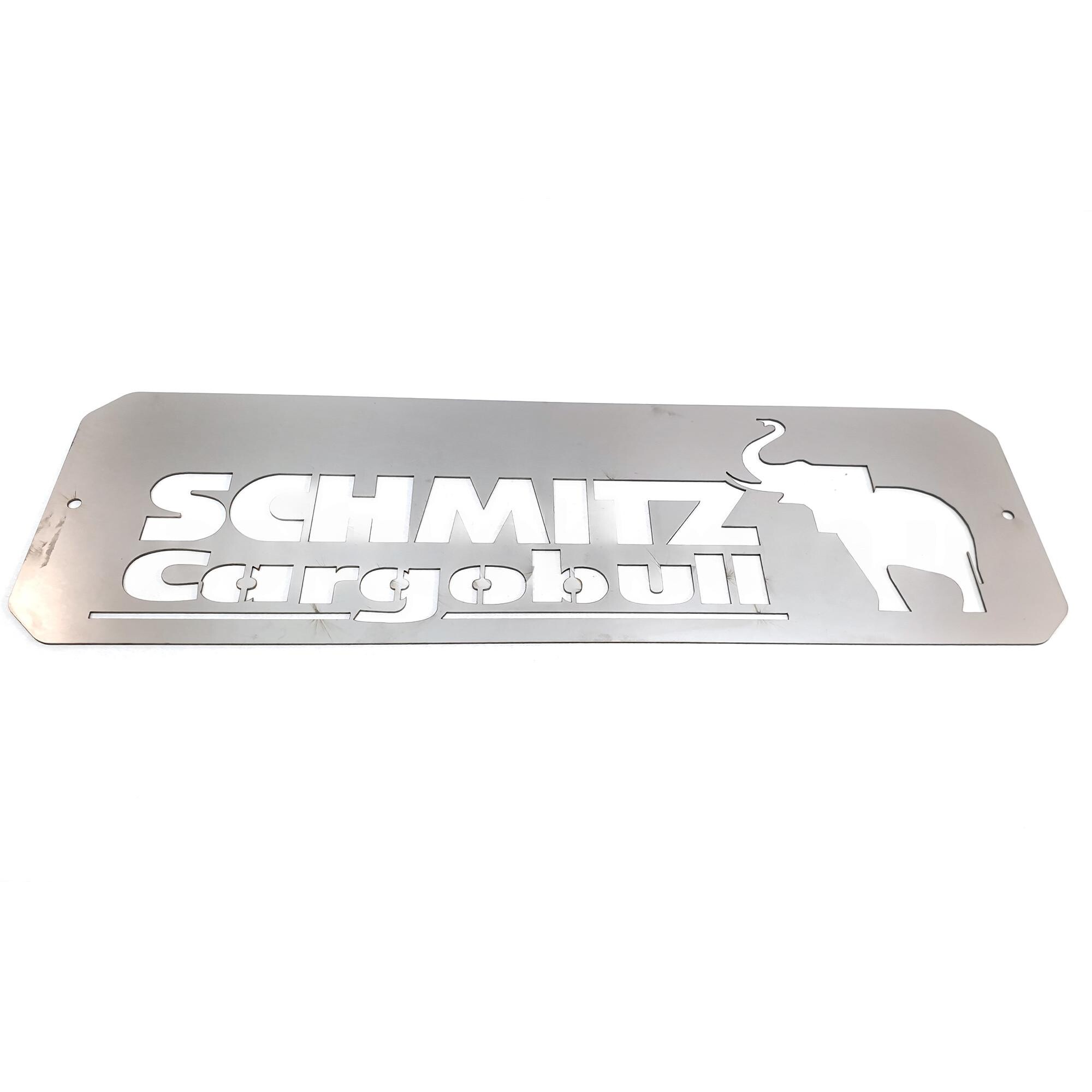 Напис SCHMITZ CARGOBULL 400*130 мм (нержавіюча сталь) Напис SCHMITZ CARGOBULL 400*130 мм (нержавіюча сталь)