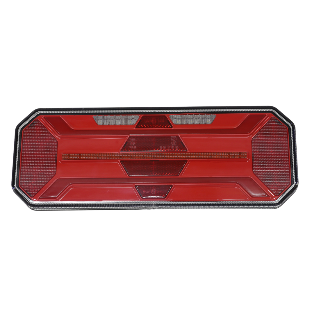 Фонарь задний FERZE 350х131х35 \лев.\ бег.указ.поворота , каб. без подсв. ном. Фонарь задний FERZE 350х131х35 \лев.\ бег.указ.поворота , каб. без подсв. ном.