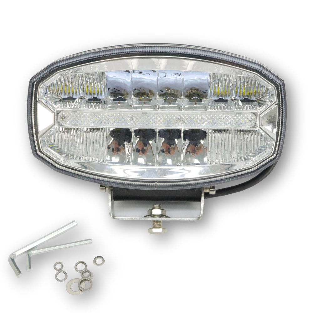 Фара доп. c LED подсв. 240*140мм 9-32 V 80 W 4500 К Фара доп. c LED подсв. 240*140мм 9-32 V 80 W 4500 К