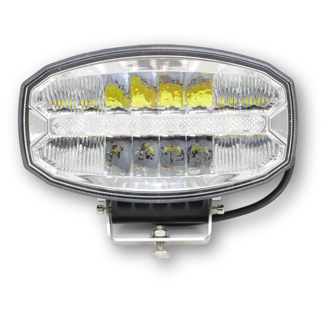 Фара доп. c LED подсв. 240*140мм 9-32 V 80 W 4500 К Фара доп. c LED подсв. 240*140мм 9-32 V 80 W 4500 К