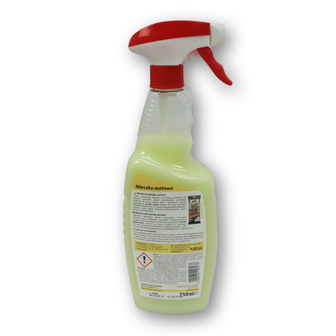 Полироль Atas Plak Mleczko do Kokpitu Матовое молочко для торпеды 750 мл Полироль Atas Plak Mleczko do Kokpitu Матовое молочко для торпеды 750 мл