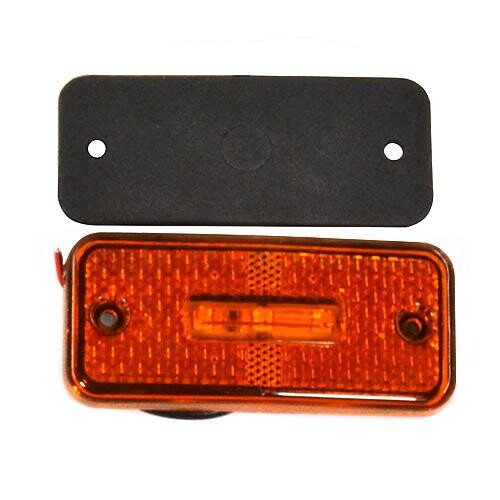 Фонарь габаритный  диодный желтый \без креп. 3 диода\ NOKTA