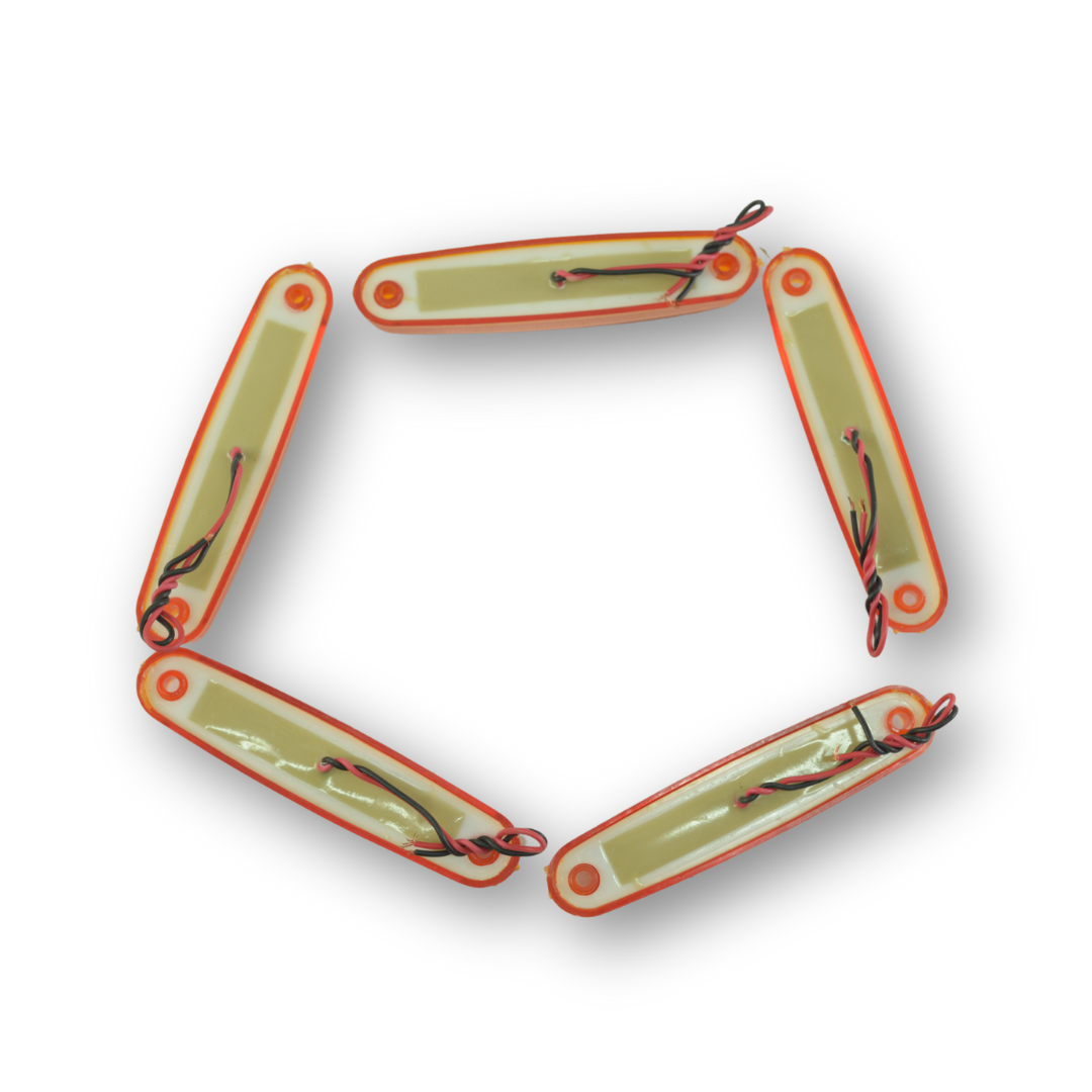 Фонарь габаритный NEON 10см желт.