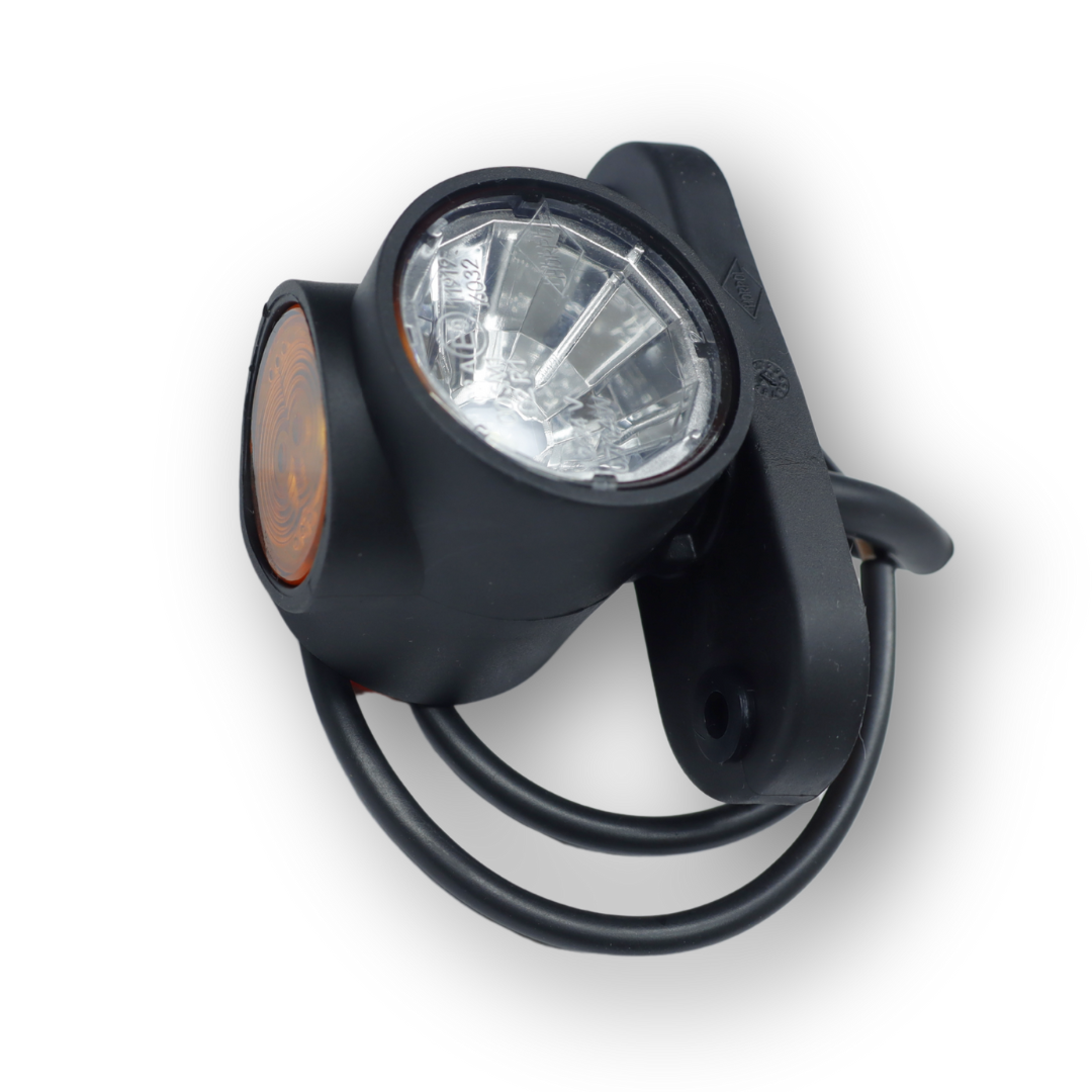 Ліхтар габаритний ріг триколірний 6 см HORPOL