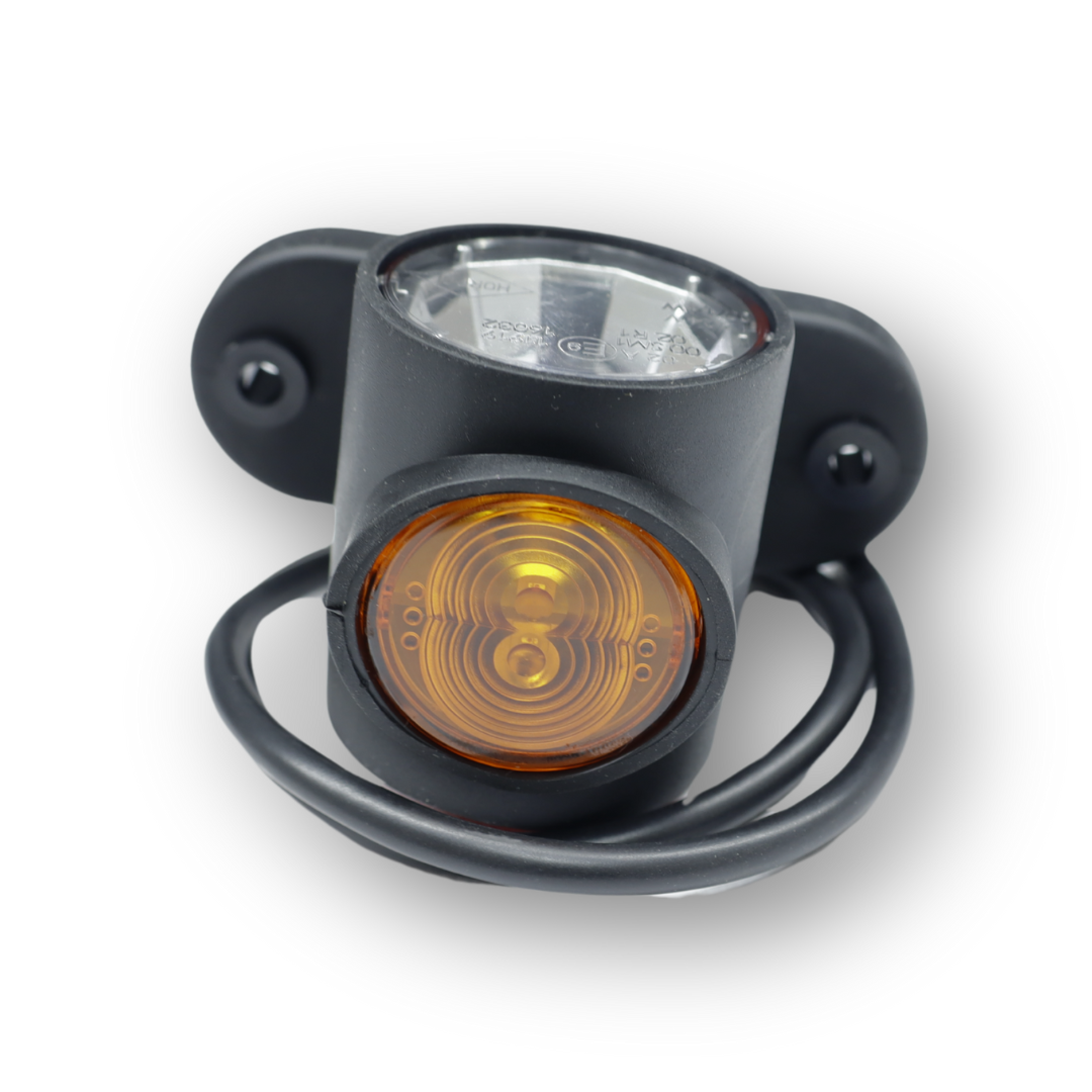 Ліхтар габаритний ріг триколірний 6 см HORPOL