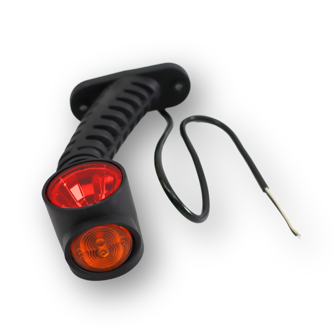 Фонарь габаритный рог трехцветный 17,5 см\левый\ HORPOL Фонарь габаритный рог трехцветный 17,5 см\левый\ HORPOL