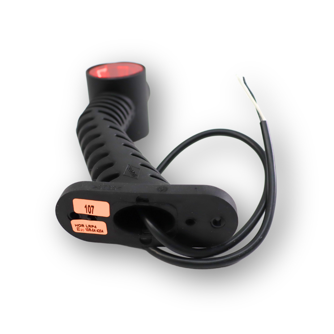 Фонарь габаритный рог трехцветный 17,5 см\правый\ HORPOL Фонарь габаритный рог трехцветный 17,5 см\правый\ HORPOL