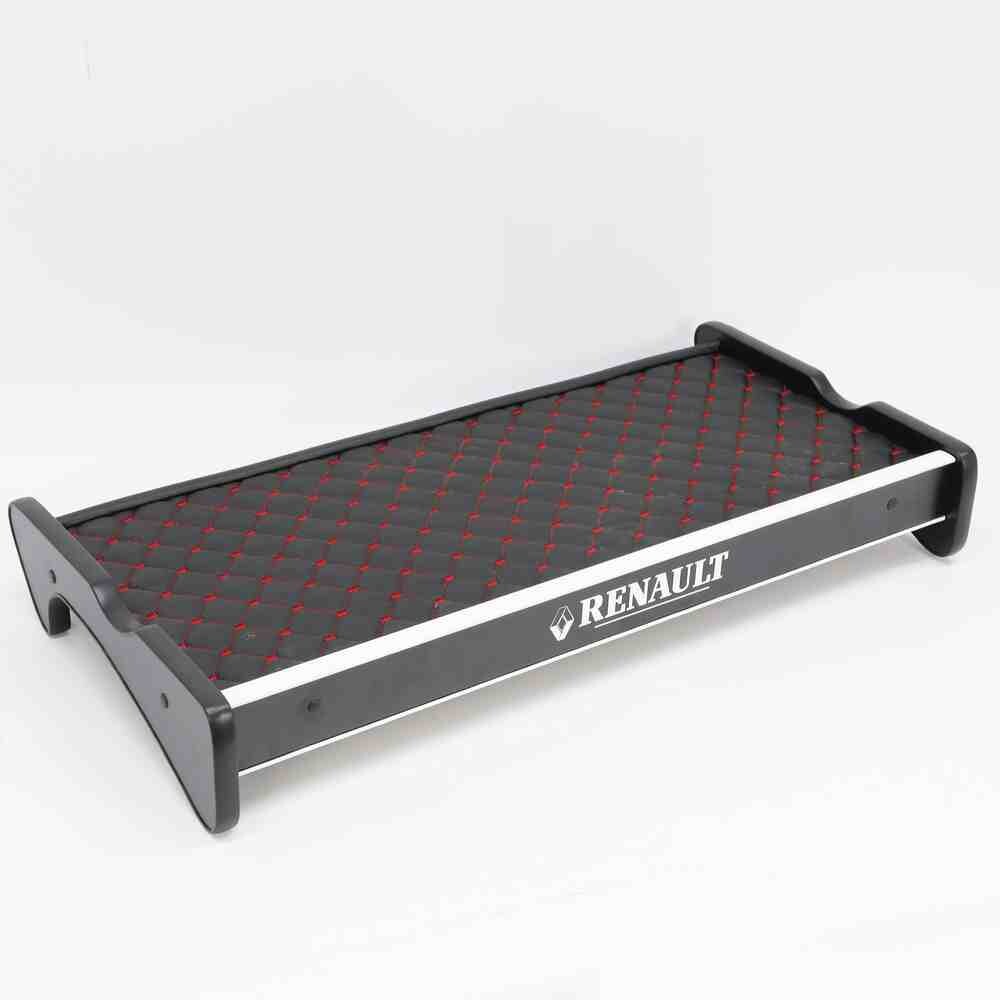 Полка кабины RENAULT Magnum(2001-2013)  (пассажирская)черная\ST- Экокожа стёжка\