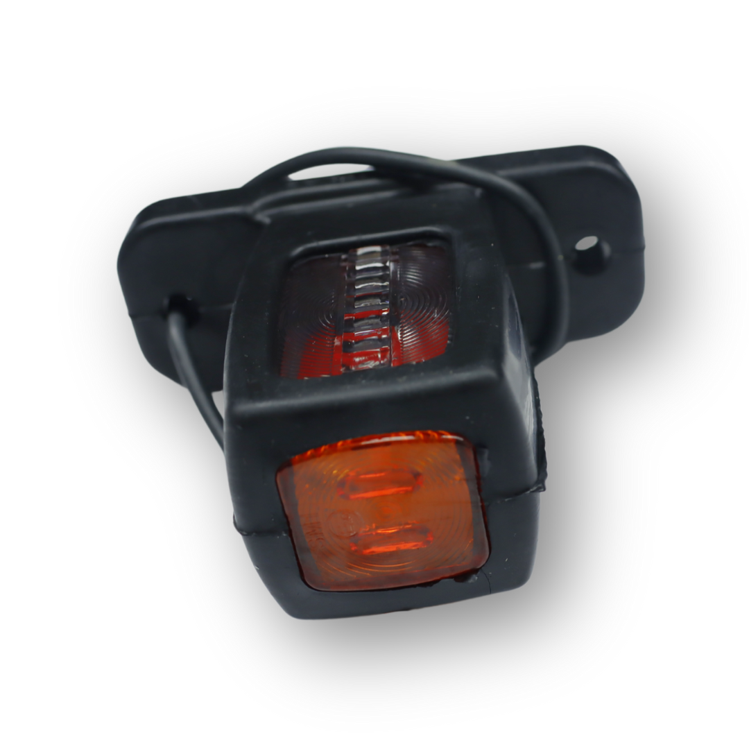 Фонарь габаритный рог трехцветный диодный 8.5см \F.PLAS\ Фонарь габаритный рог трехцветный диодный 8.5см \F.PLAS\