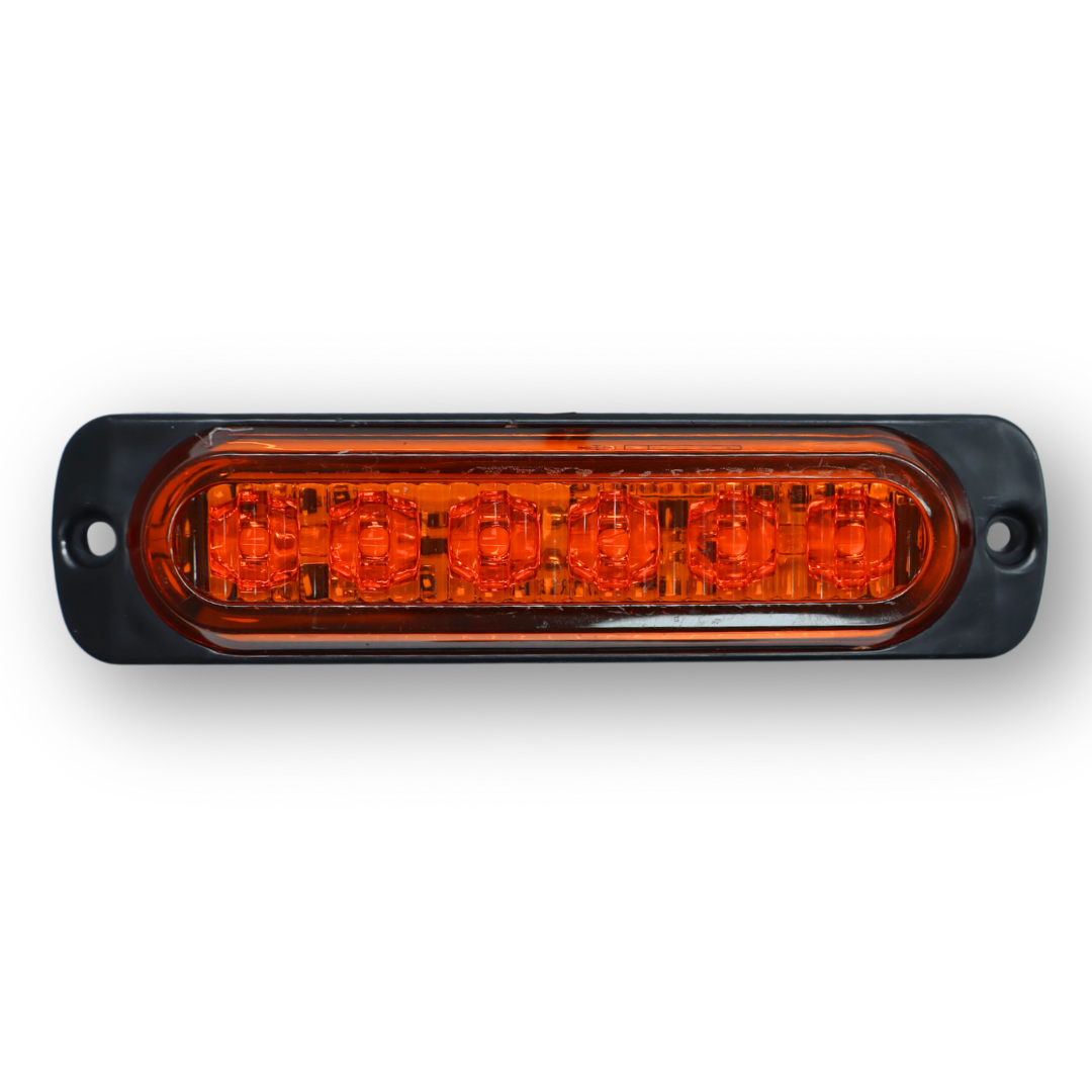 Ліхтар декор  LED 12\24 стробоскоп жовтий. \F.PLAS\