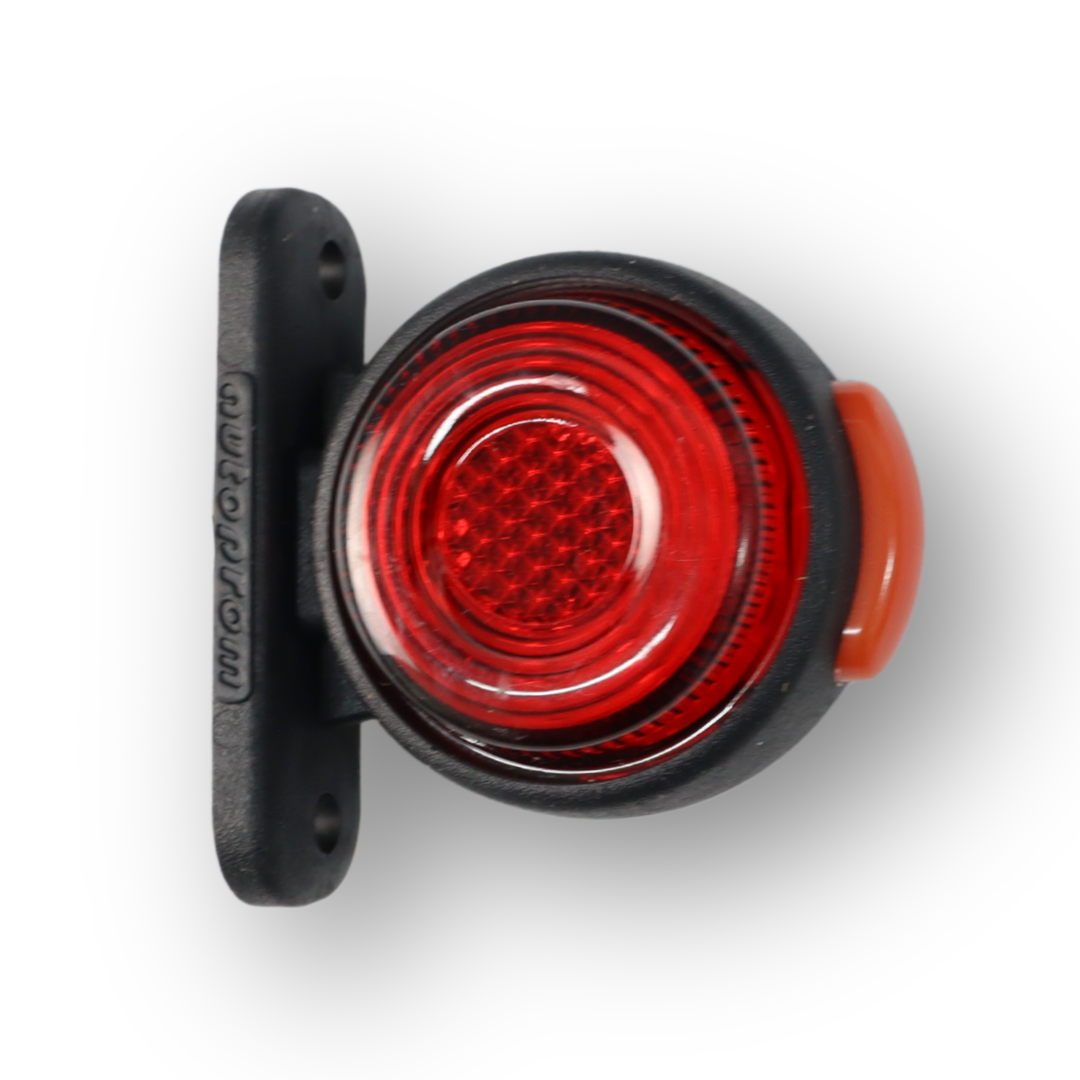 Ліхтар габаритний ріг LED прямий червоно-білий\GERAY\ Ліхтар габаритний ріг LED прямий червоно-білий\GERAY\