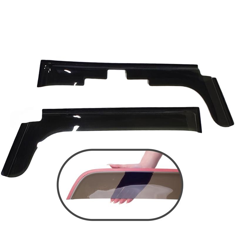 Ветровик КАМАЗ ЕВРО с вырезом \скотч\черный\ Ветровик КАМАЗ ЕВРО с вырезом \скотч\черный\