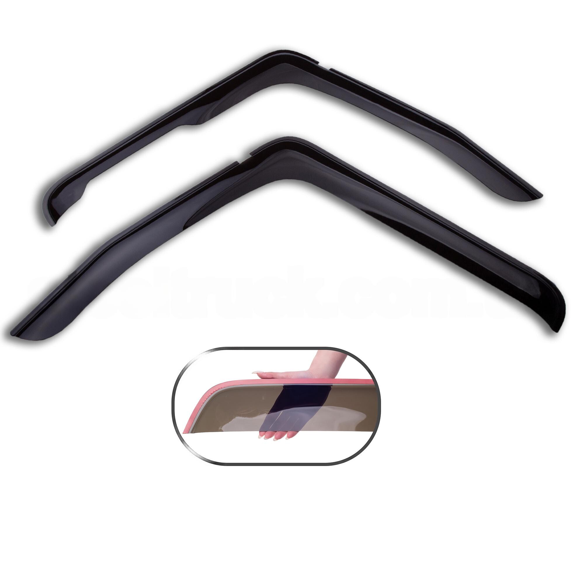 Ветровик RENAULT - Т \скотч\черный\