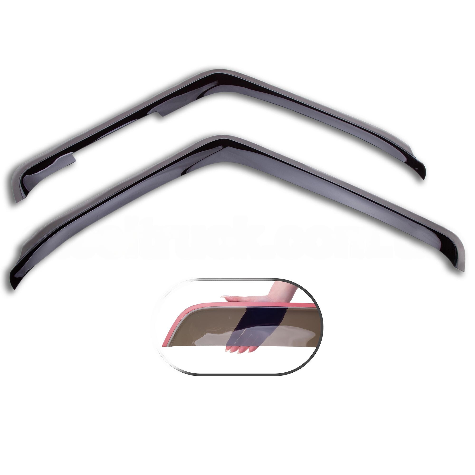 Ветровик VOLVO FH 12 \скотч\черный\ Ветровик VOLVO FH 12 \скотч\черный\