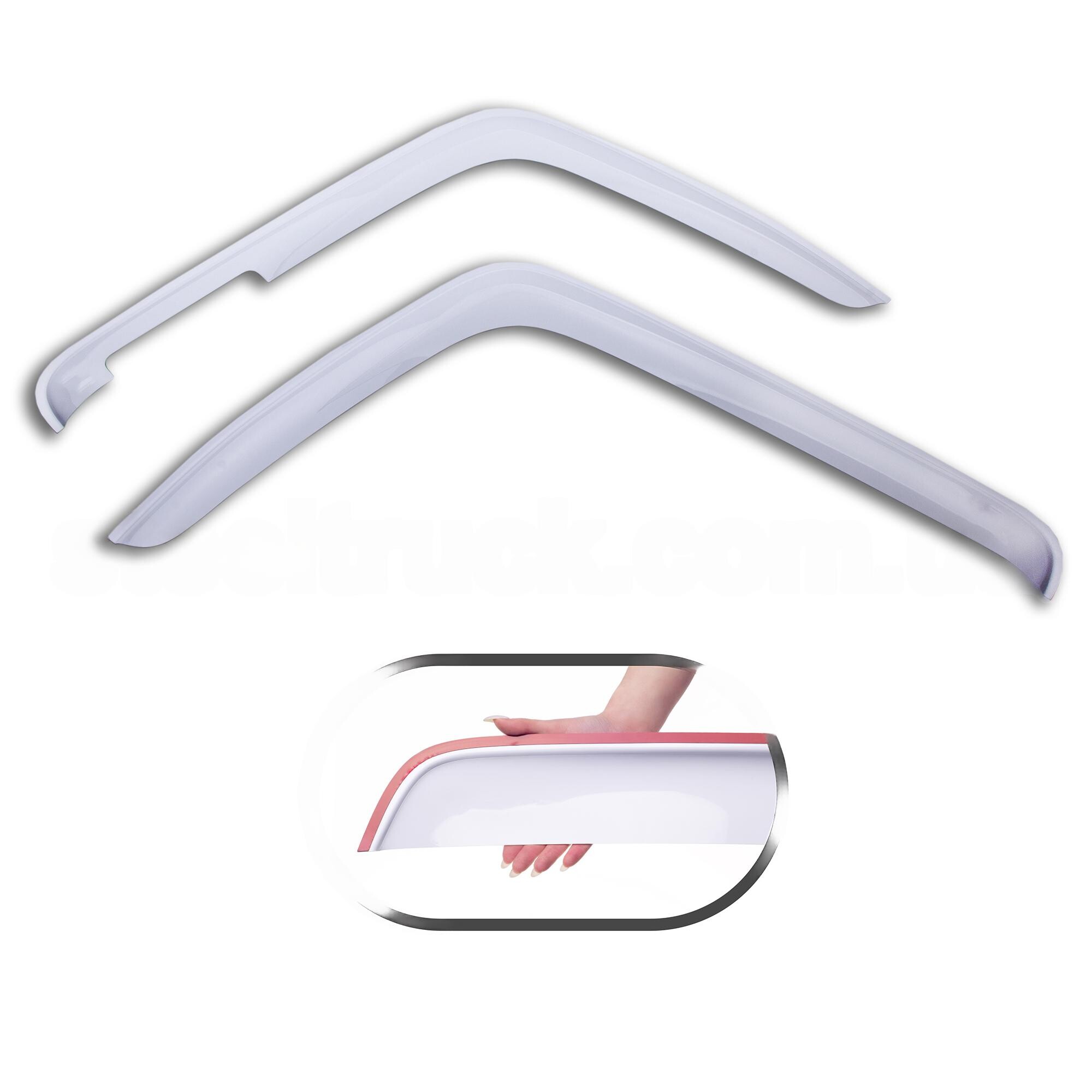 Ветровик MERCEDES ACTROS МР4 \скотч\белый\ Ветровик MERCEDES ACTROS МР4 \скотч\белый\