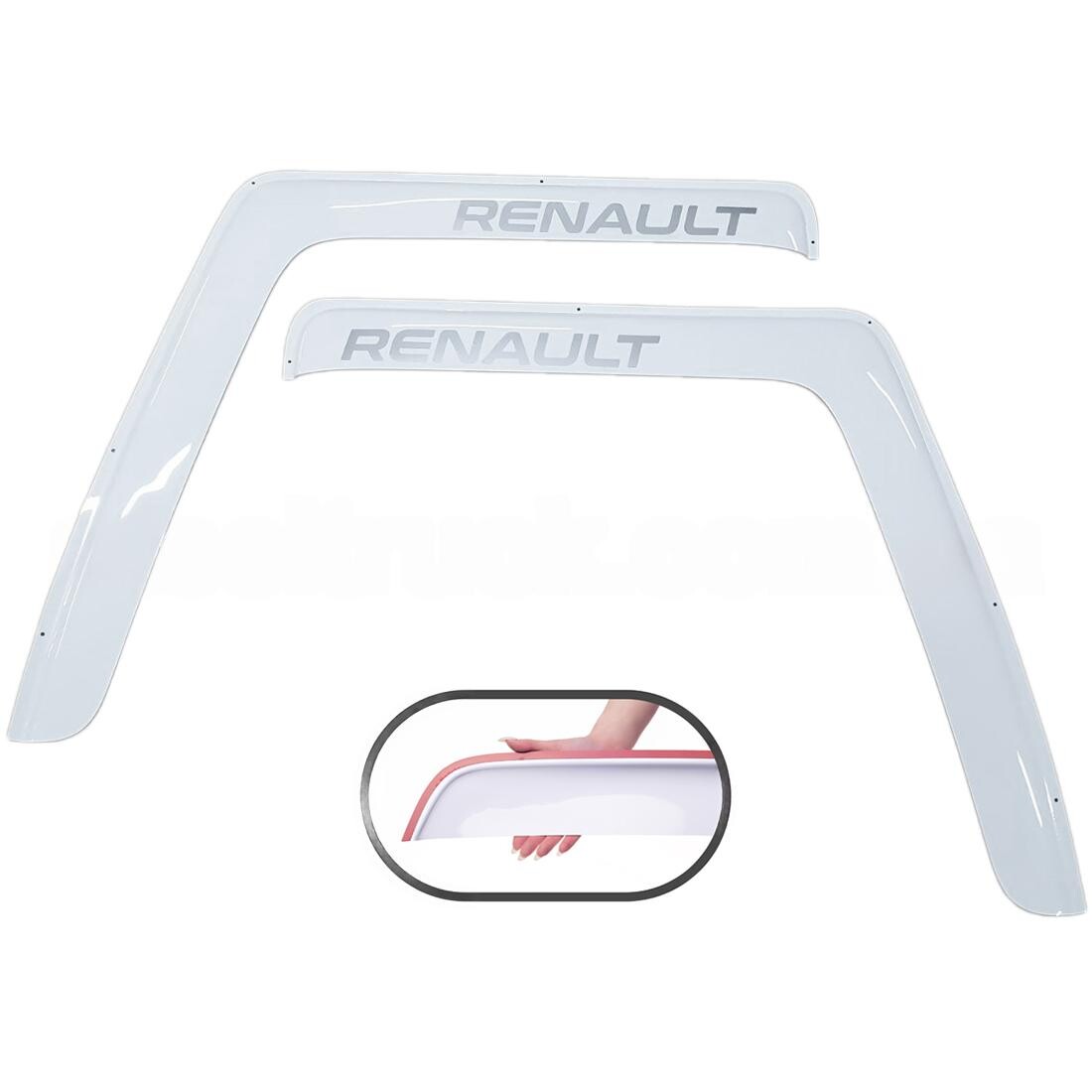 Ветровик RENAULT PREMIUM \DAF LF\VOLVO FL \скотч\белый\ Ветровик RENAULT PREMIUM \DAF LF\VOLVO FL \скотч\белый\