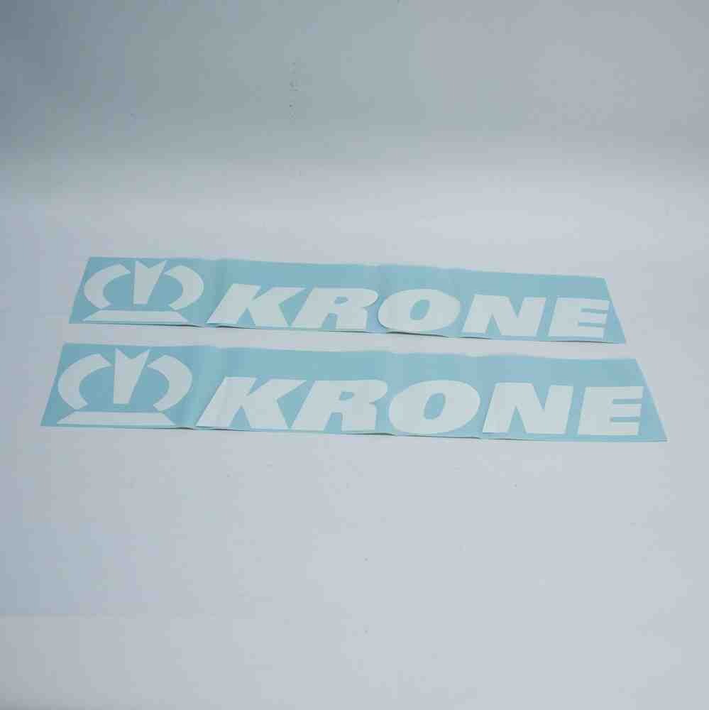 Наклейка Krona 710*130мм \біл.\(на задній бампер)
