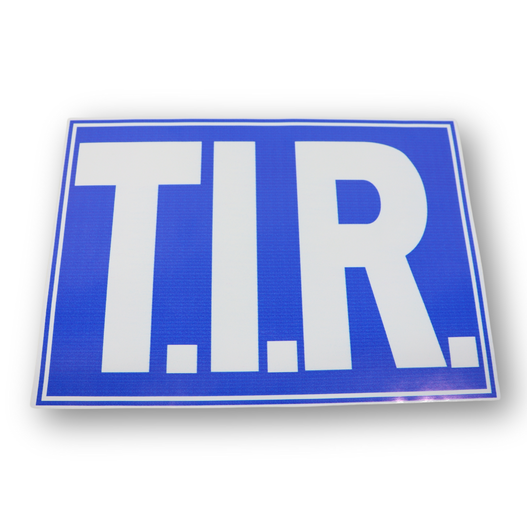 Наклейка "ТIR" 350*250*(большая) Наклейка "ТIR" 350*250*(большая)
