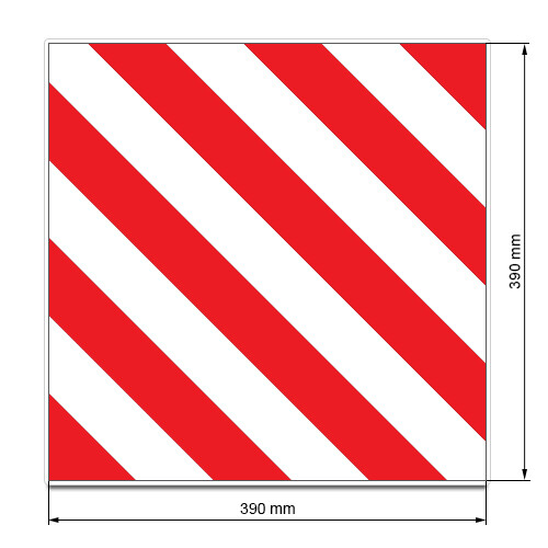 Наклейка "негабарит" 390*390 (квадратная)