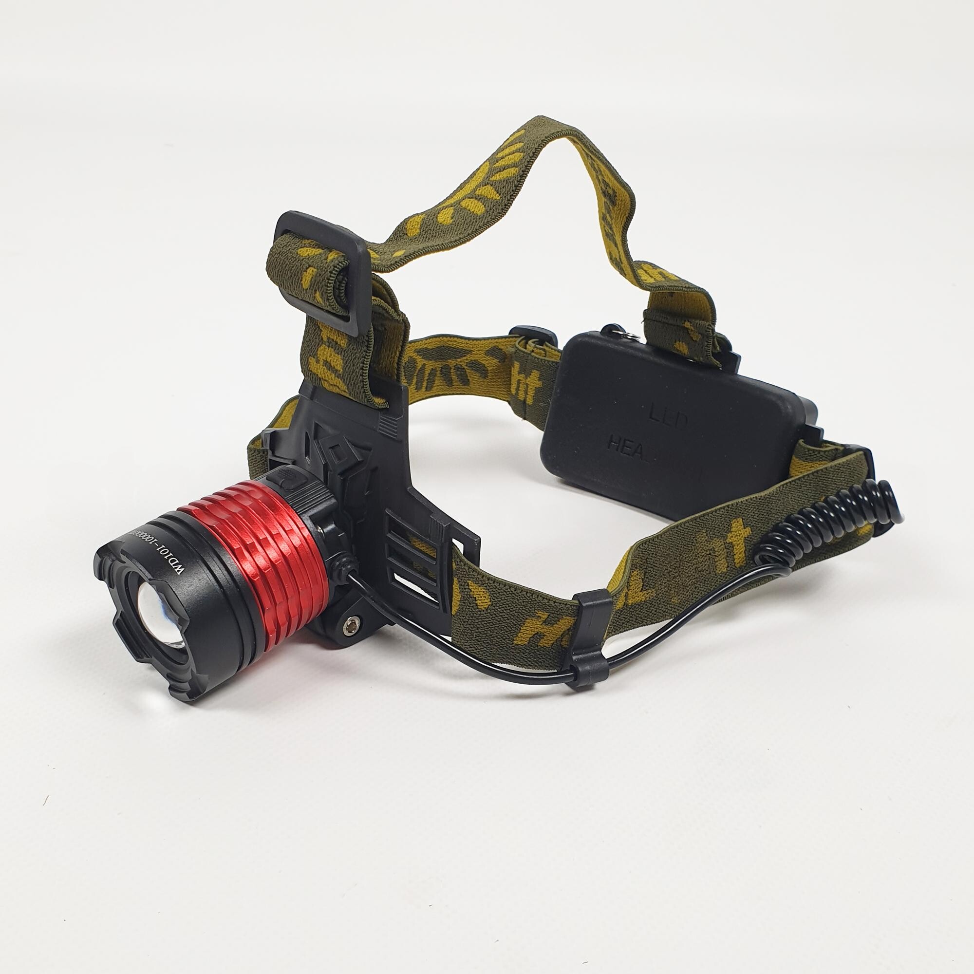 Фонарик налобный 2 АКБ+ зарядный кабель WD101 Фонарик налобный 2 АКБ+ зарядный кабель WD101