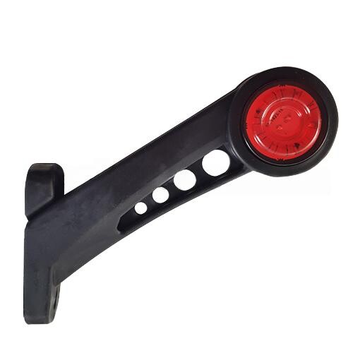 Фонарь габаритный рог LED прямой 18 см  \бегущий диод\