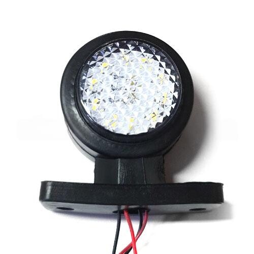 Фонарь габаритный рог LED прямой 6 см \9 диодов\ \F.PLAS\