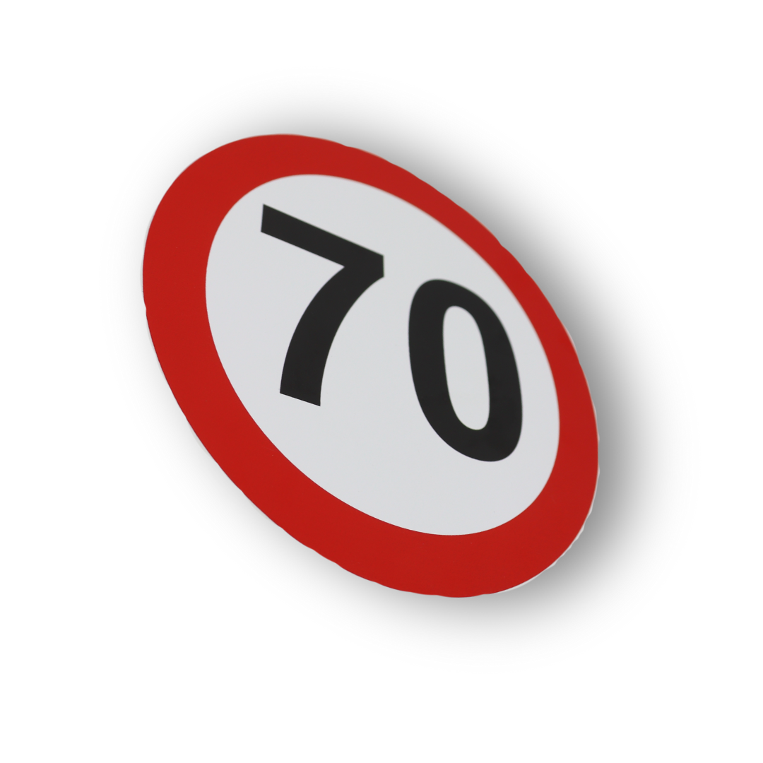 Наклейка "70" Ø16мм