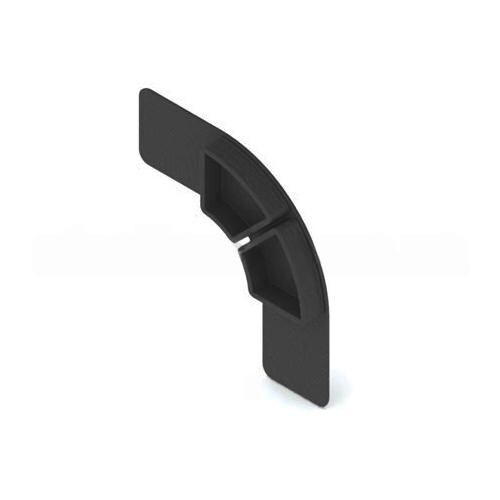 Заглушка алюминиевого профиля угол 100x100 мм (пластик) Заглушка алюминиевого профиля угол 100x100 мм (пластик)