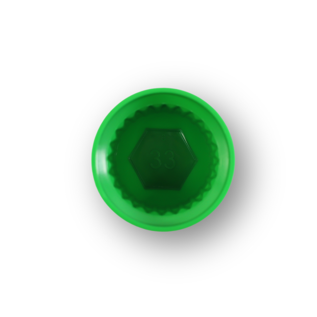 Колпачек на гайку 33 высокий зеленый Колпачек на гайку 33 высокий зеленый