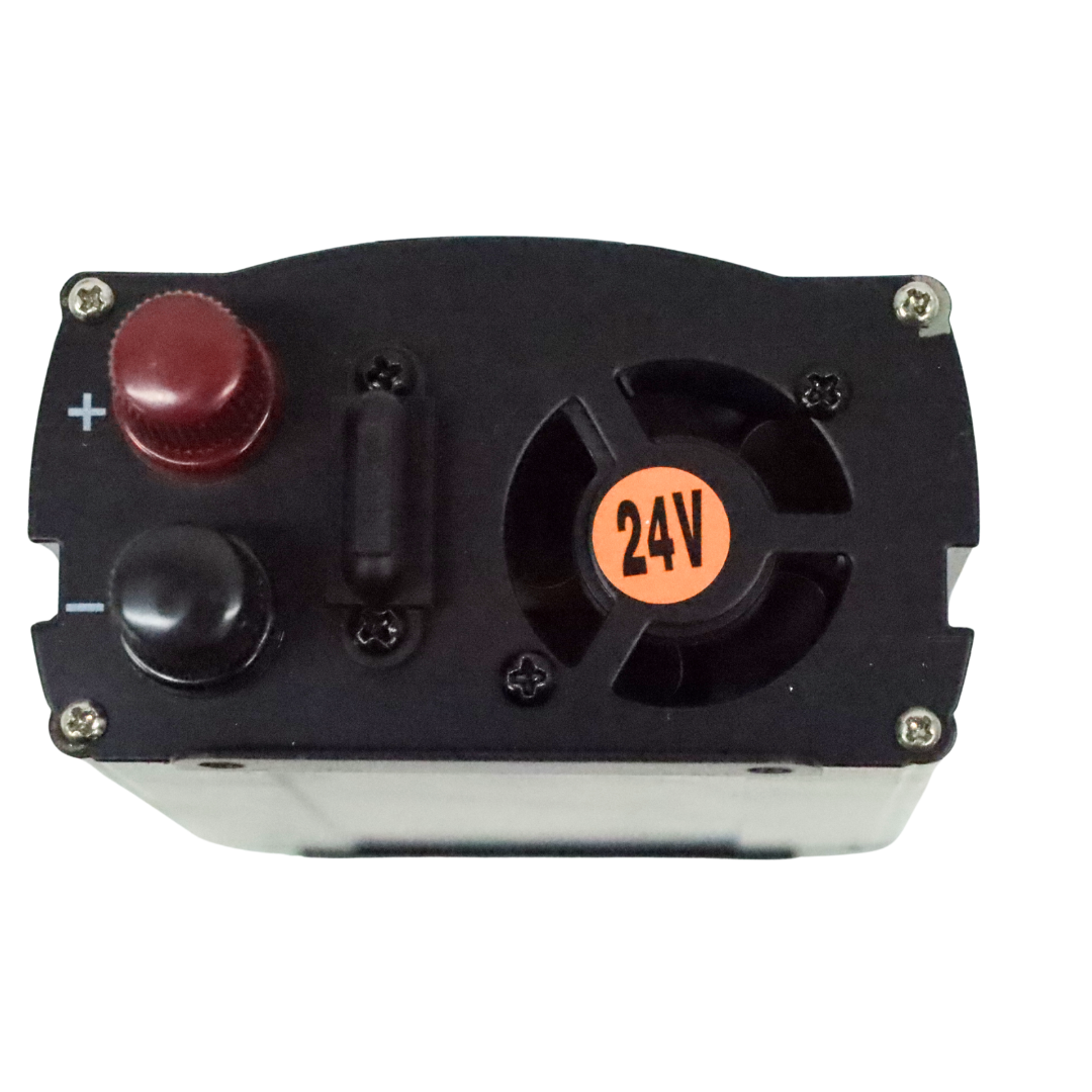 Преобразователь напряжения IPS500- 1000  24В\в прикуриватель+клещи\с USB