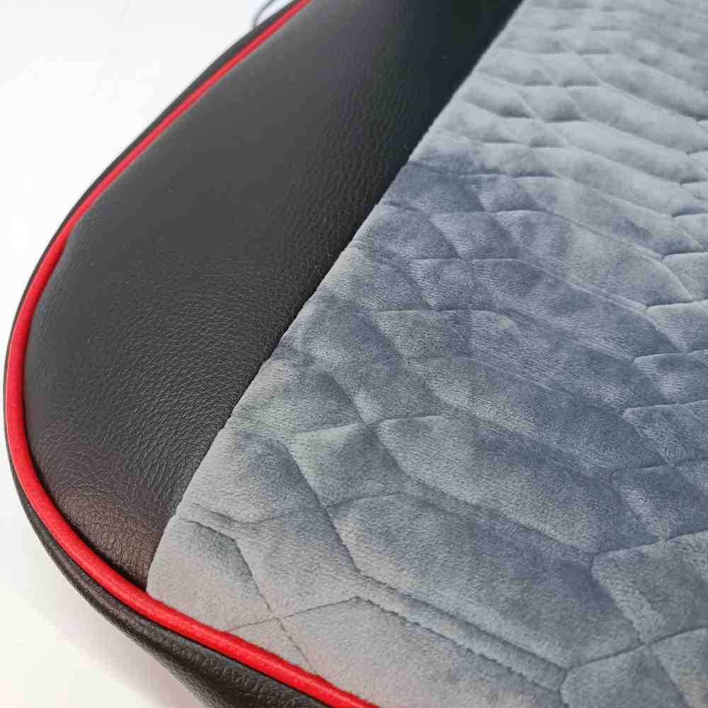 Чохол на сидіння KADIFE Велюр+Екошкіра MAN TGX,TGA,TGL,TGM,TGS; (2005-2020) 1 ремінь водій чорна шкіра+сірий велюр Чохол на сидіння KADIFE Велюр+Екошкіра MAN TGX,TGA,TGL,TGM,TGS; (2005-2020) 1 ремінь водій чорна шкіра+сірий велюр