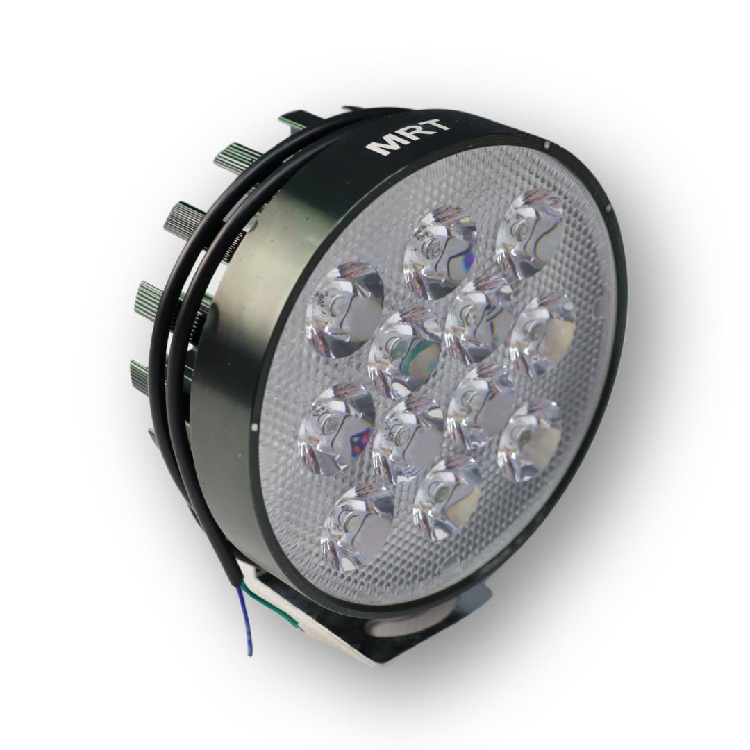 Фара универсальная диодная  LED 12-85V (12 диодов 20W круглая  дальний свет)