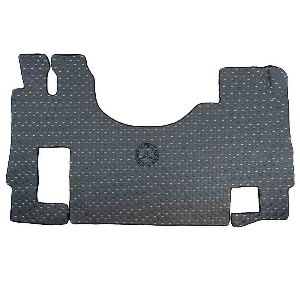 Коврик Экокожа MERCEDES Actros 2003-2012 MP2, MP3;  серый, АСП, перфорация