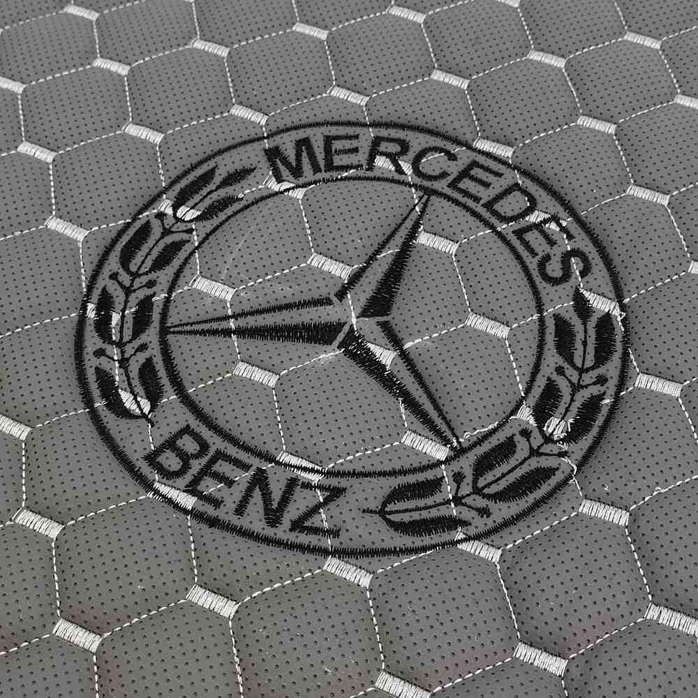 Коврик Экокожа MERCEDES Actros 2003-2012 MP2, MP3;  серый, АСП, перфорация