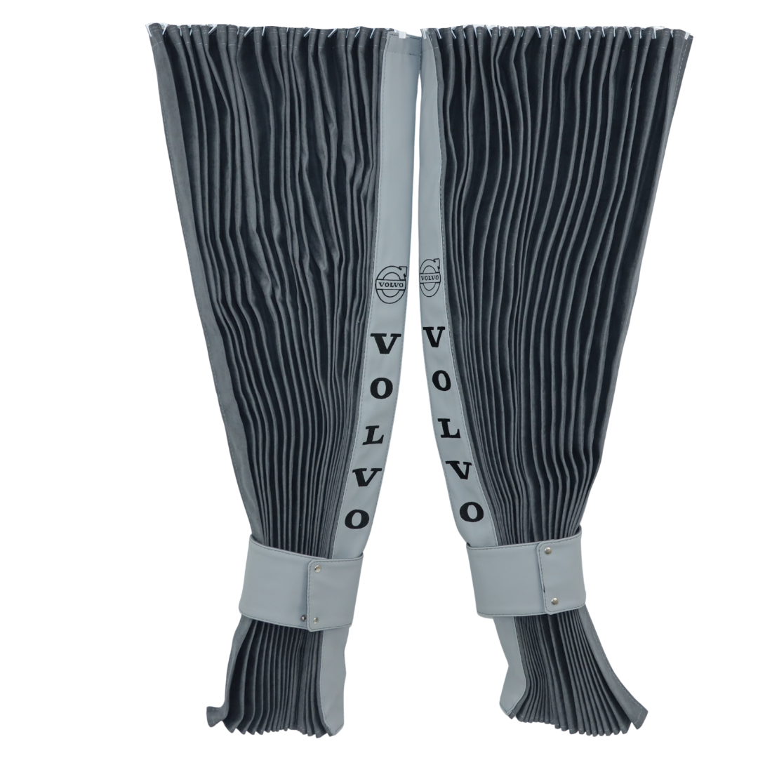 Шторы Рогожка "Bow Folds" VOLVO ночные серые Шторы Рогожка "Bow Folds" VOLVO ночные серые