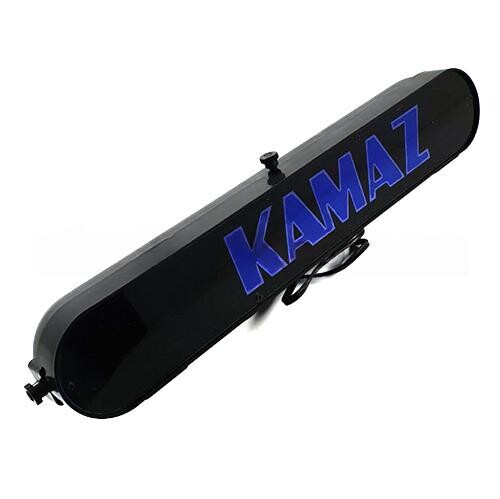 Табличка диодная KAMAZ син. Табличка диодная KAMAZ син.