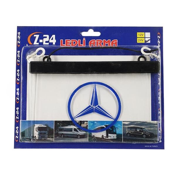 Табличка диодная MERCEDES квадрат