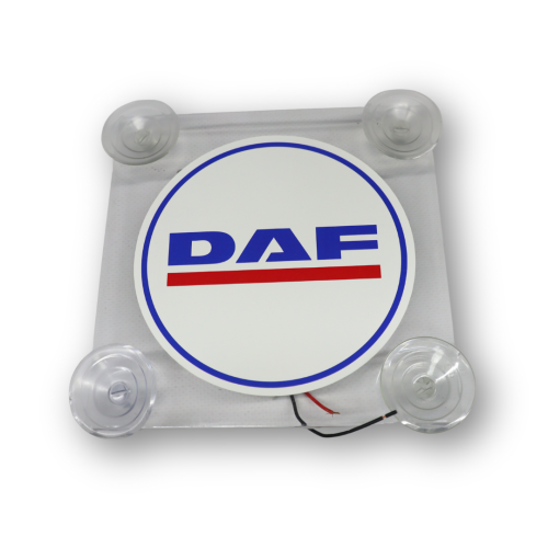 Табличка диодная DAF квадрат; белая; 12-24V; 160*160 мм Табличка диодная DAF квадрат; белая; 12-24V; 160*160 мм