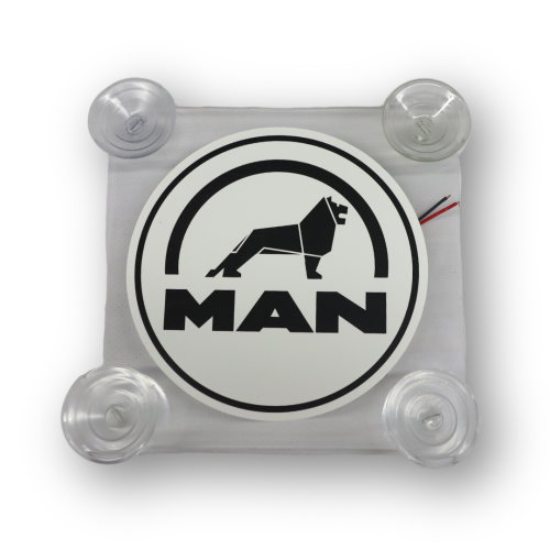 Табличка диодная MAN квадрат; белая; 12-24V; 160*160 мм Табличка диодная MAN квадрат; белая; 12-24V; 160*160 мм