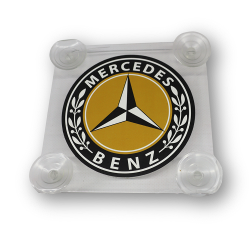 Табличка диодная MERCEDES квадрат; желтая; 12-24V; 160*160 мм Табличка диодная MERCEDES квадрат; желтая; 12-24V; 160*160 мм