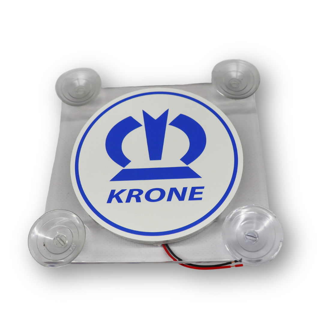 Табличка диодная KRONE квадрат; 12-24V; 160*160 мм Табличка диодная KRONE квадрат; 12-24V; 160*160 мм