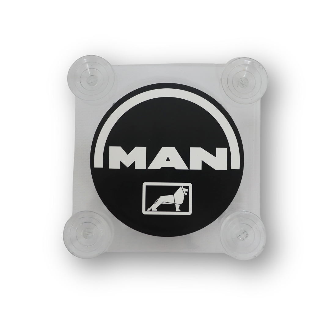 Табличка диодная MAN квадрат; черная; 12-24V; 160*160 мм Табличка диодная MAN квадрат; черная; 12-24V; 160*160 мм