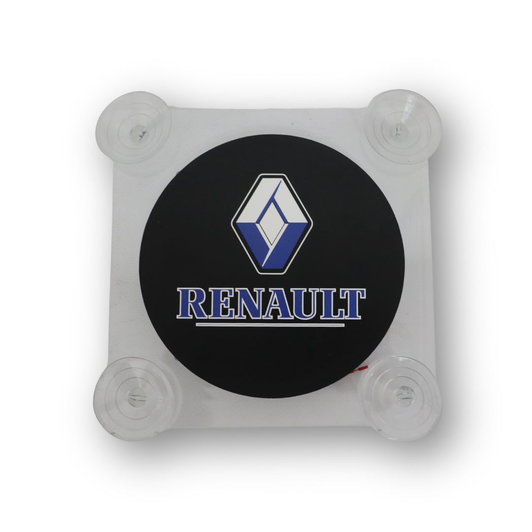 Табличка диодная RENAULT квадрат; черная; 12-24V; 160*160 мм Табличка диодная RENAULT квадрат; черная; 12-24V; 160*160 мм