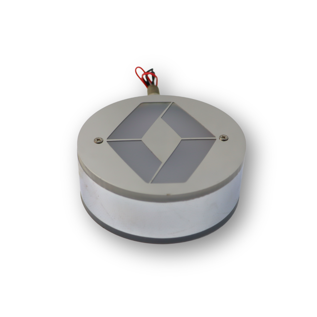 Фонарик декоративный с элементами нержавейки диодный RENAULT - желтый-желтый (Ø-100мм*40мм) Фонарик декоративный с элементами нержавейки диодный RENAULT - желтый-желтый (Ø-100мм*40мм)