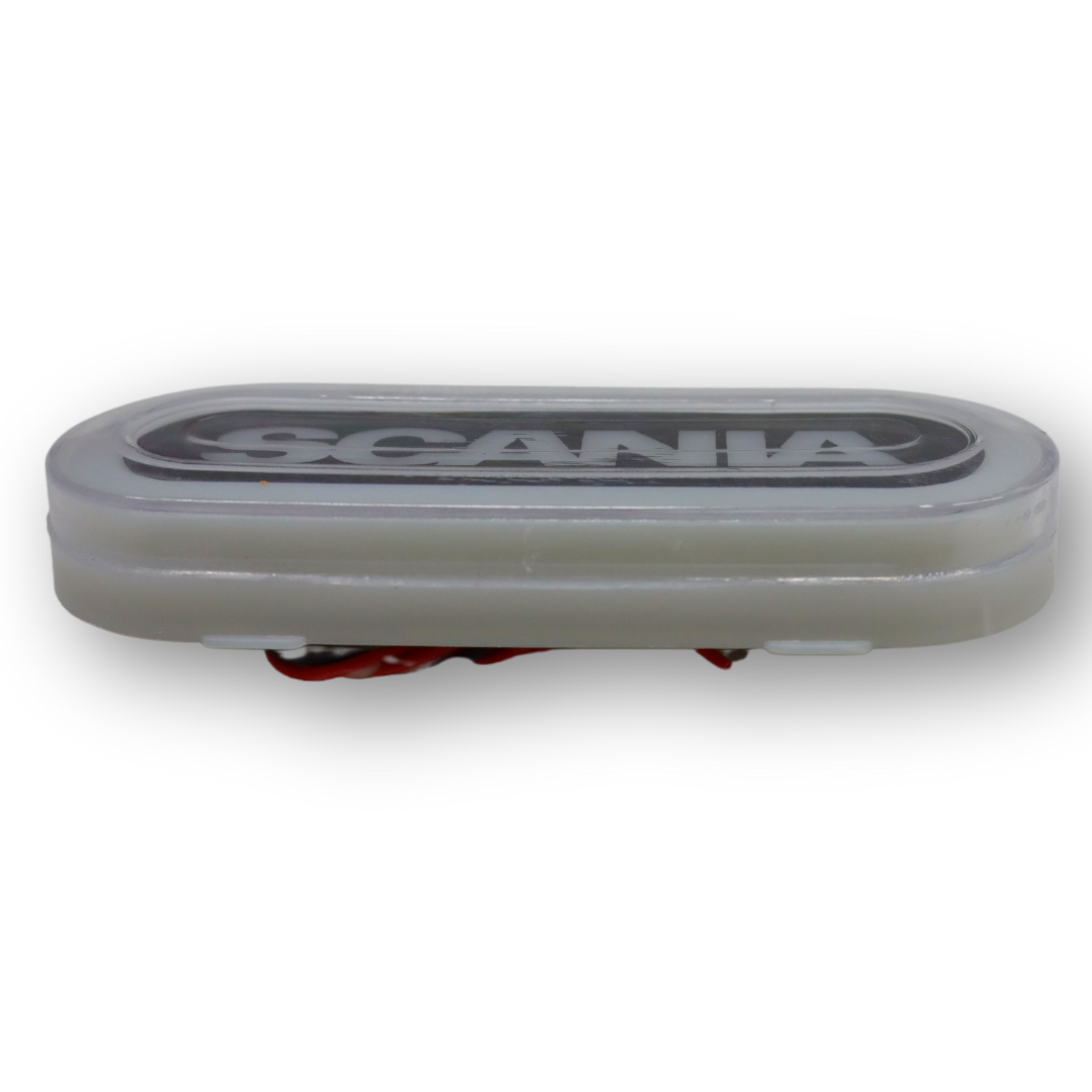 Фонарь габаритный NEON с логотипом "SCANIA"белый \с креплением \ Фонарь габаритный NEON с логотипом "SCANIA"белый \с креплением \