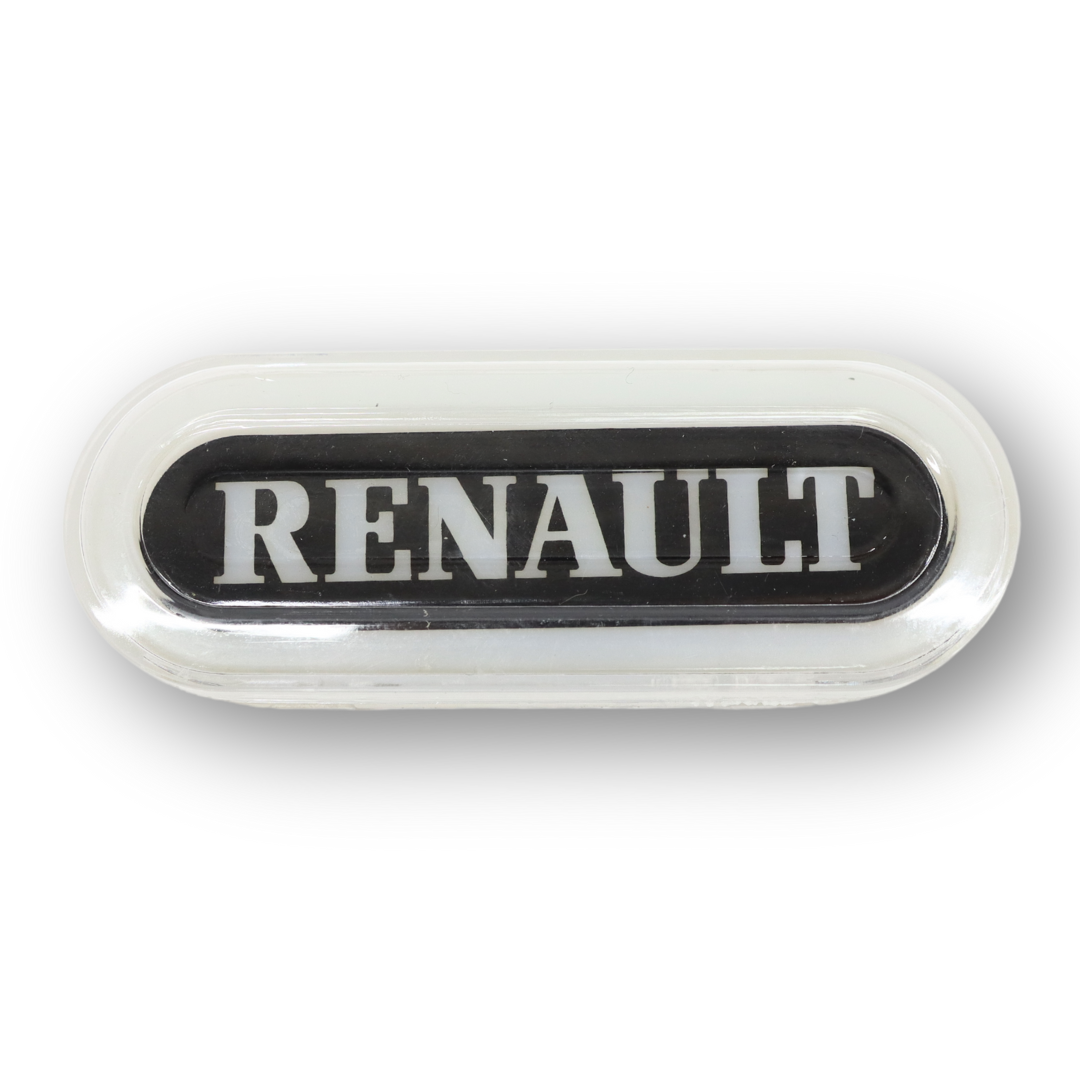 Фонарь габаритный NEON с логотипом "RENAULT"белый \с креплением \ Фонарь габаритный NEON с логотипом "RENAULT"белый \с креплением \