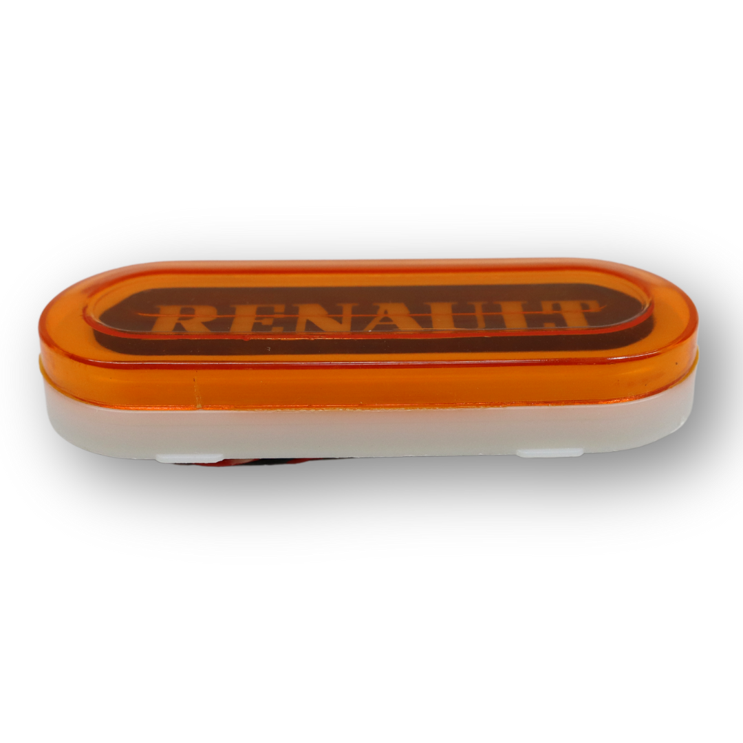 Ліхтар габаритний NEON з логотипом "RENAULT" жовтий \з кріпленням \