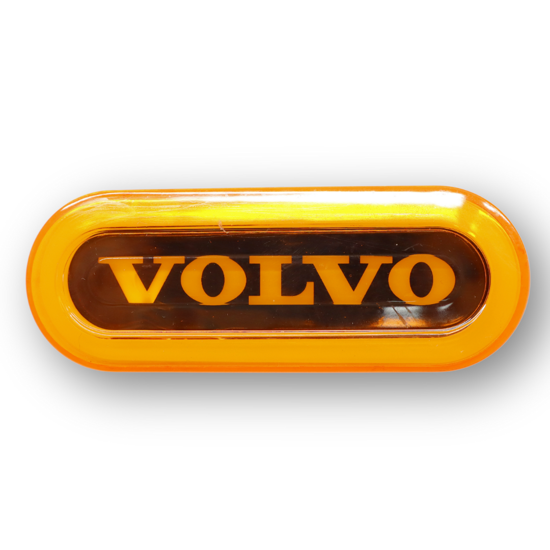 Ліхтар габаритний NEON з логотипом "VOLVO" жовтий \з кріпленням \
